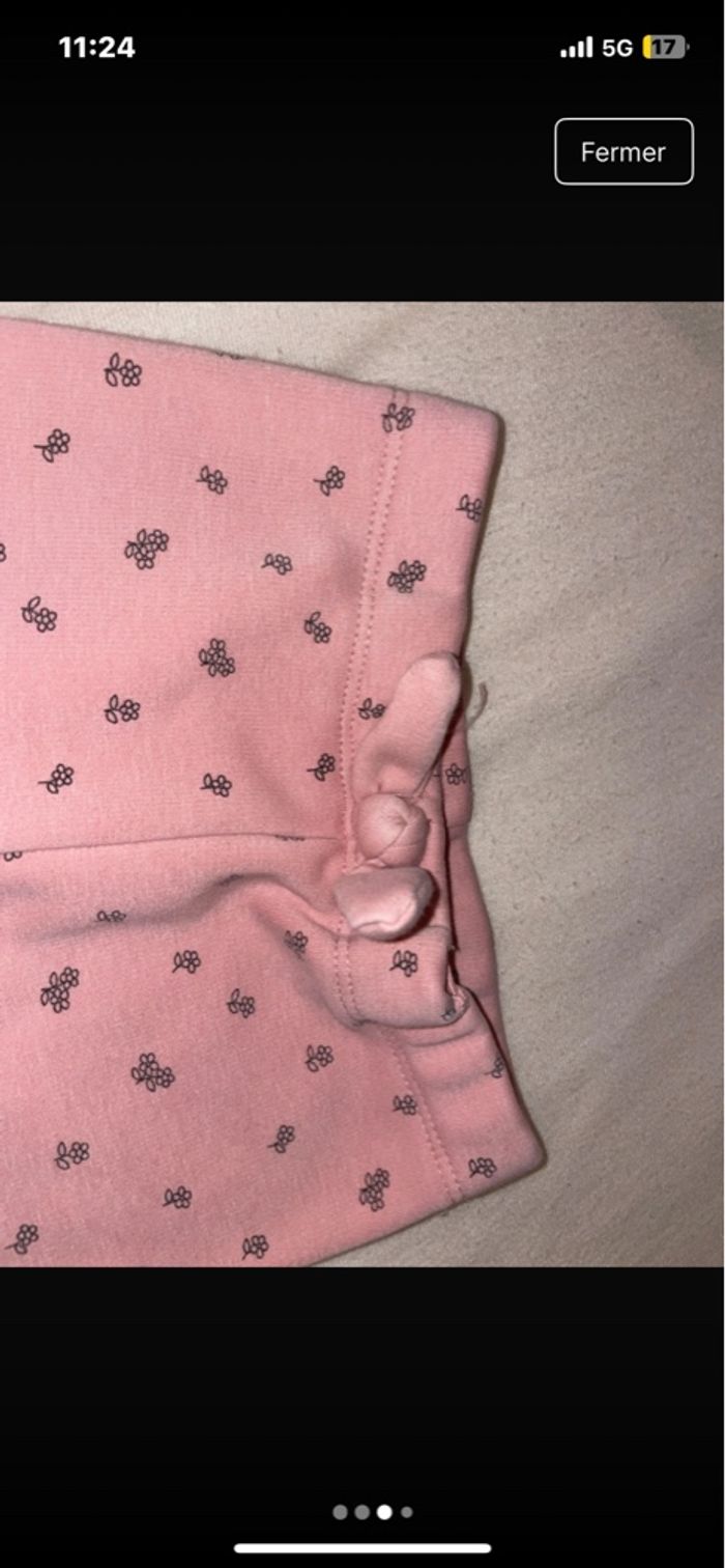Pantalon rose 12M - photo numéro 3