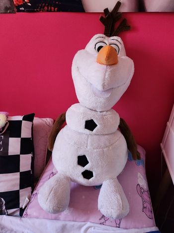 Peluche olaf reine des neiges