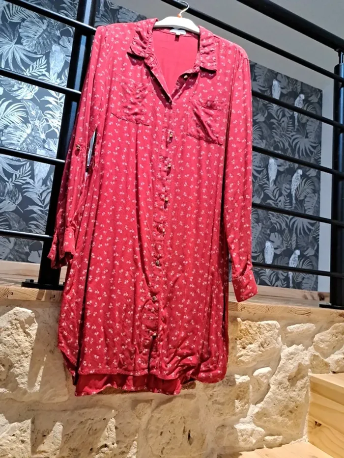 Robe/tunique rouge 40
