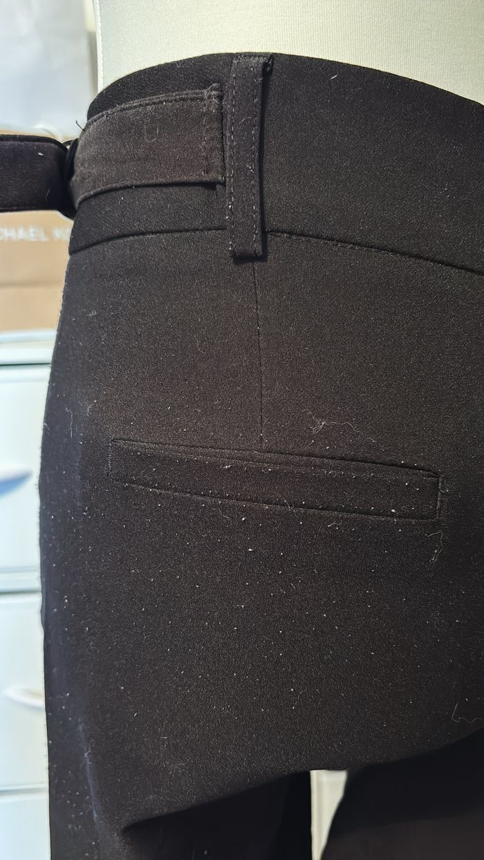 Pantalon noir avec ceinture Bershka T34 - photo numéro 2