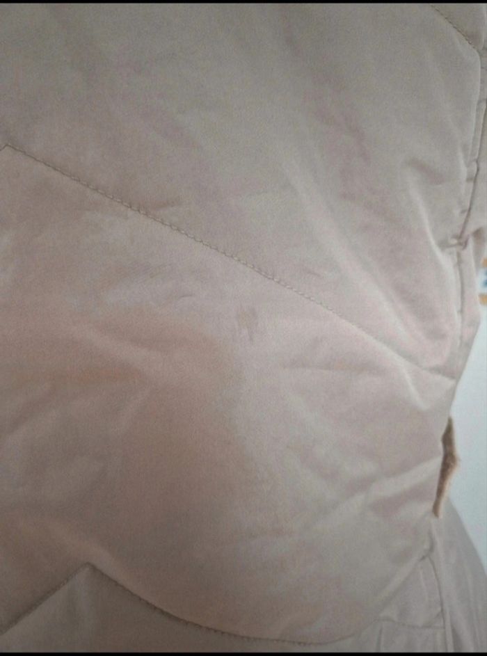 Veste /doudoune sans manche avec capuche beige femme basic one taille S/36 - photo numéro 7