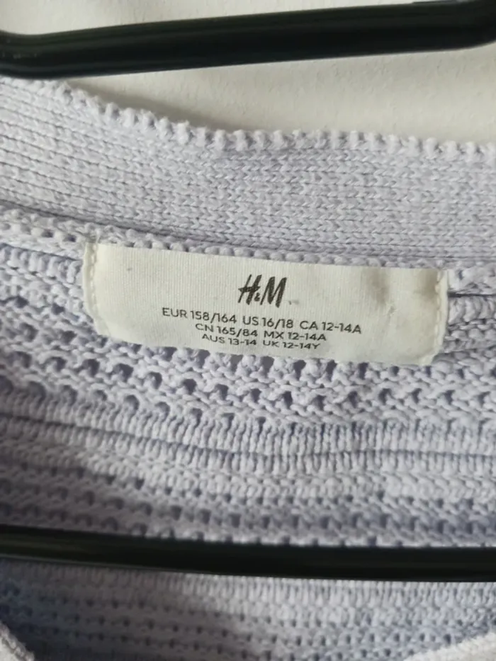Gilet mauve / violet fille 14 ans H&M - photo numéro 3