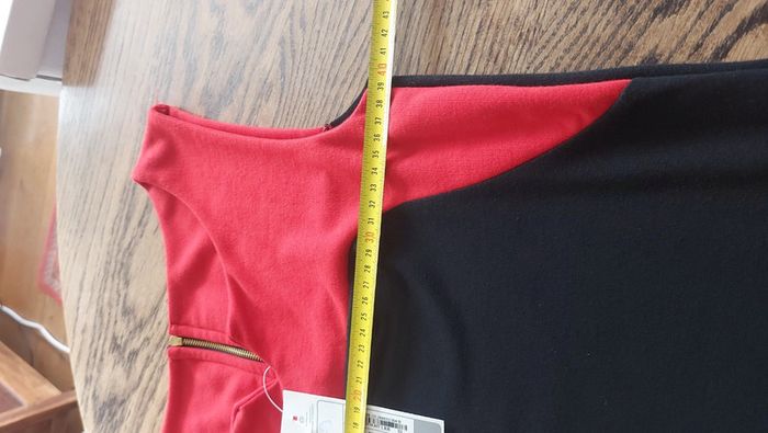 Robe Yessica rouge et noire t 38 neuve - photo numéro 15