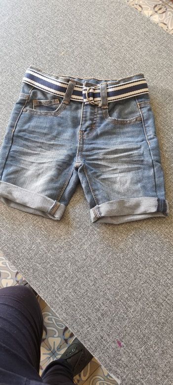 Short en jeans