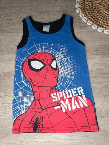 Débardeur spiderman 6-7ans💙1€