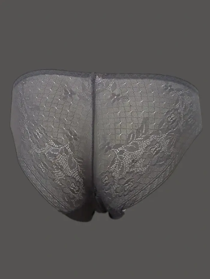 Slip Tanga gris Heat 38 - photo numéro 3