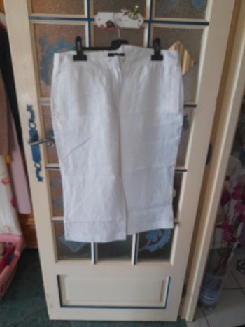 Joli pantacourt  burton en lin