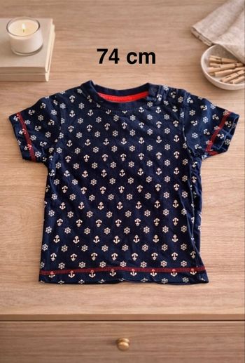 T-shirt Kiabi – 74 cm - en très bon état 