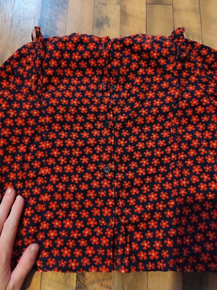 Blouse velours Cadet Rousselle - photo numéro 5