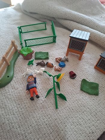 Playmobil l enclos à lapin