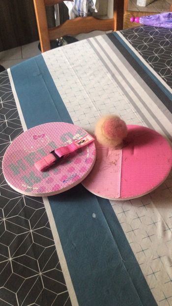 Raquette scratch hello kitty