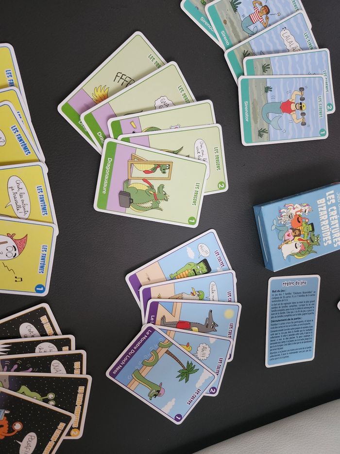 Jeu 7 familles enfant créatures bizarroides mcdo - photo numéro 5