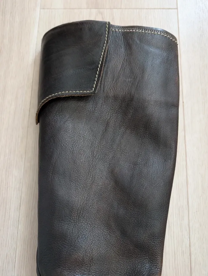 Bottes marron chocolat - photo numéro 9