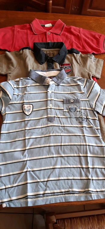 Lot de 3 polos 8 ans dont un sergent major