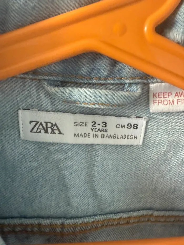 Veste en jean 2/3 ans - photo numéro 3
