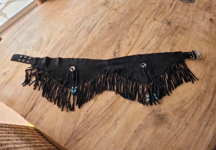 Ceinture en cuir indienne - photo numéro 3