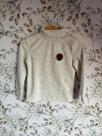 Sous pull velours gris