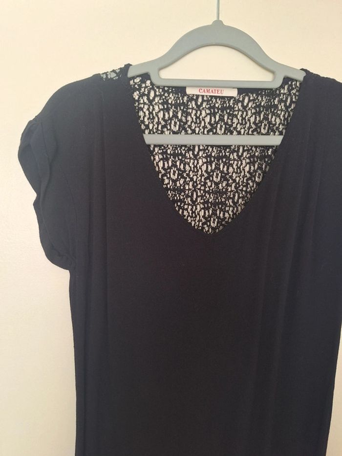 Très belle robe noir Camaïeu taille 36 - photo numéro 2