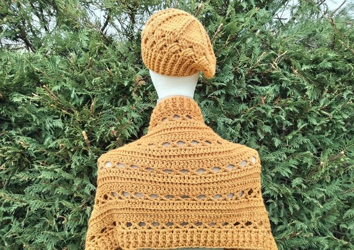 Écharpe Étole avec des Poches - photo numéro 4