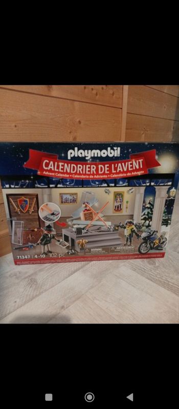 Calendrier de l'avent Playmobil 71347 police voleur au musée