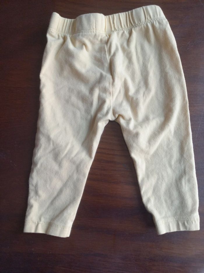 Legging jaune pâle In extenso 6mois - photo numéro 2