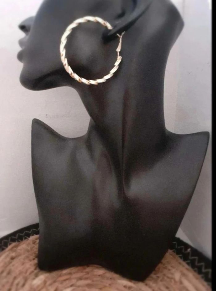 Boucles D'oreilles créoles N3 - photo numéro 2