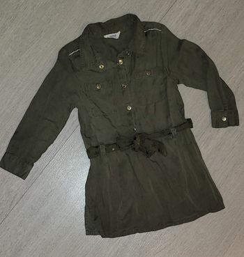 Robe chemise kaki orchestra 3 ans