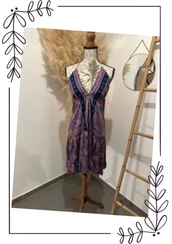 Robe d’été fluide dos nu neuve