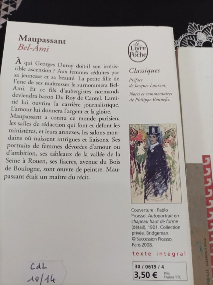 Lot de 4 livres scolaires - Littérature classique - photo numéro 4