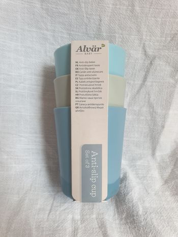 Lot de 3 verres bébé antidérapants, Alvär