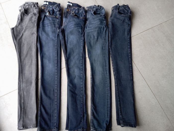 Lot 5 jeans super skinny garçon XS 14 ans