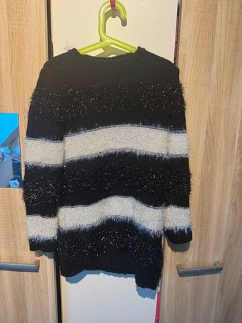 Robe type pull effet brillant benetton
