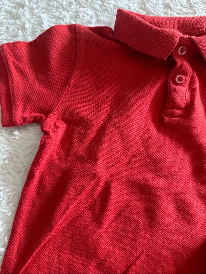 Polo rouge 18/24 mois - photo numéro 2