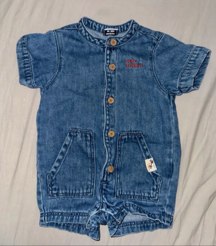 Combinaison bébé 9M - Tape à l’œil 🩵