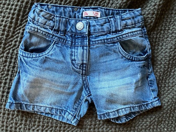 Short en jeans