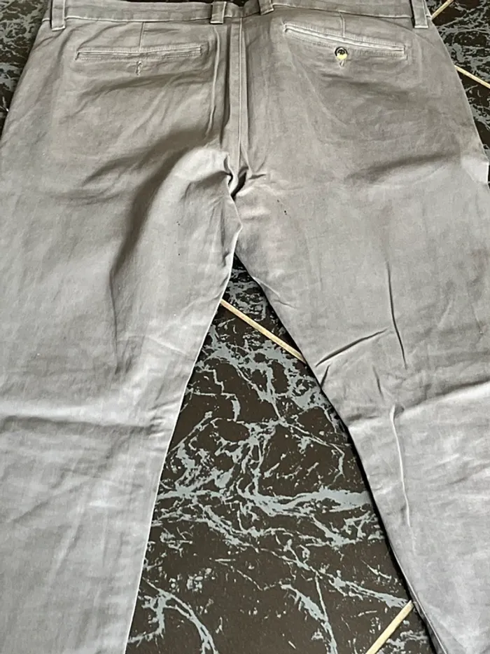 Pantalon gris chino levergy 48 - photo numéro 5