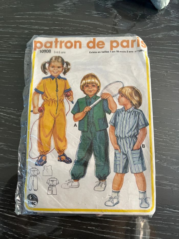 Patron de Paris Dmc : 3,4 et 5 ans