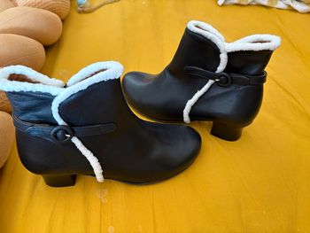 bottine noire femme