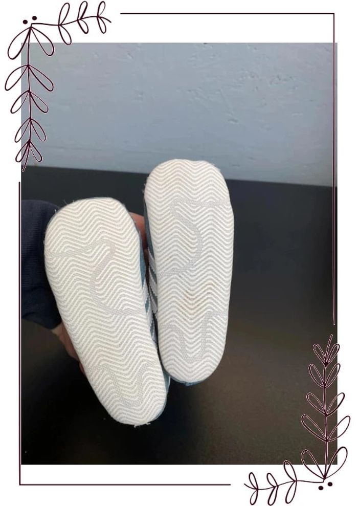Petite baskets Gazelle Adidas bleu 19 bébé - photo numéro 6