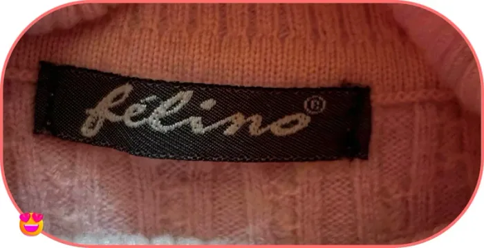 Pull Col Roulé Rose Poudré FéLINO - Maille Côtelée et Tressée - Taille S/M - photo numéro 4