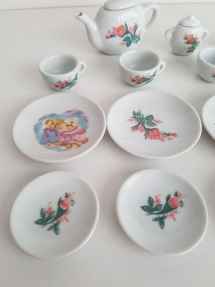 Dînette en porcelaine fleurs - photo numéro 15