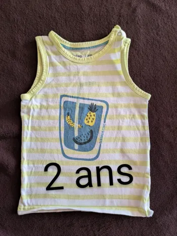 Débardeur bébé garçon 2 ans