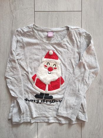 Tee-shirt fille noël dopodopo girls 116 5/6 ans