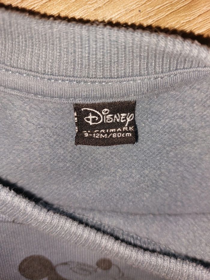 Sweat Disney Primark 9/12 mois 80 cm - photo numéro 3