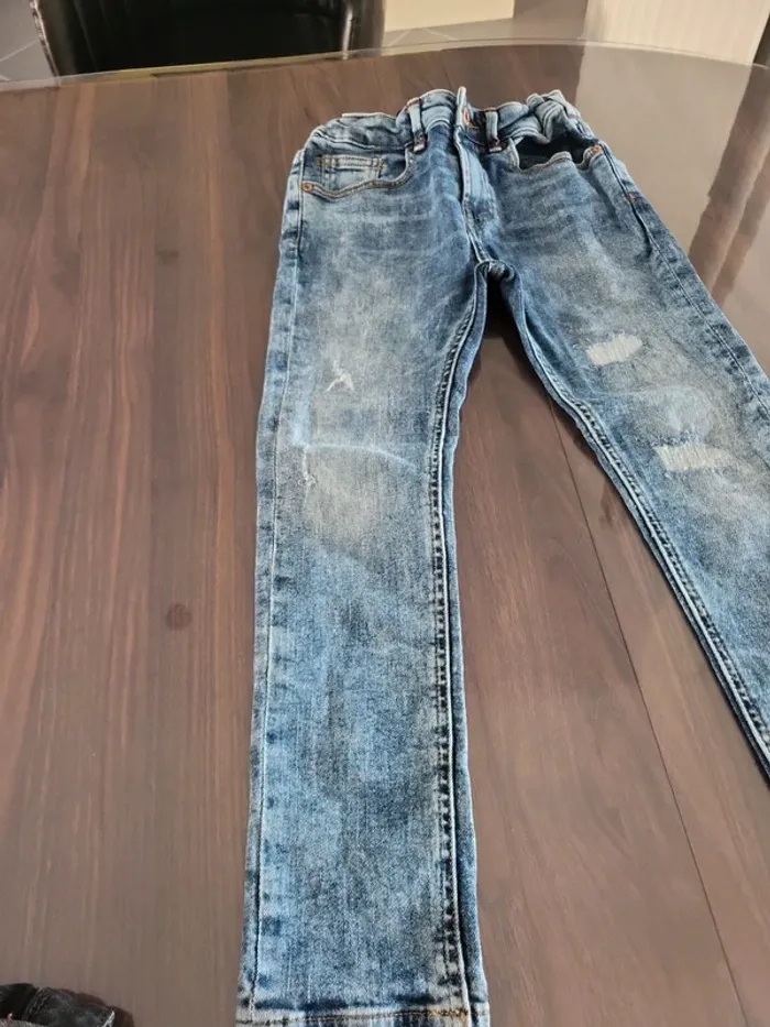 Jean skinny 128cm 7/8 ans - photo numéro 2