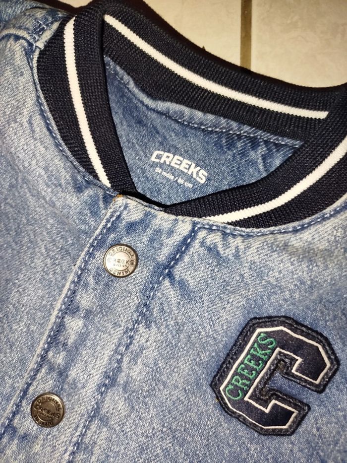 Veste jeans mi saison Creeks - photo numéro 2