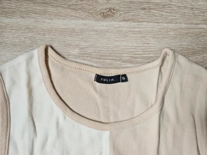 Débardeur beige vert - photo numéro 2