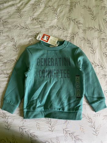 Sweat à inscription garçon, taille 3 ans