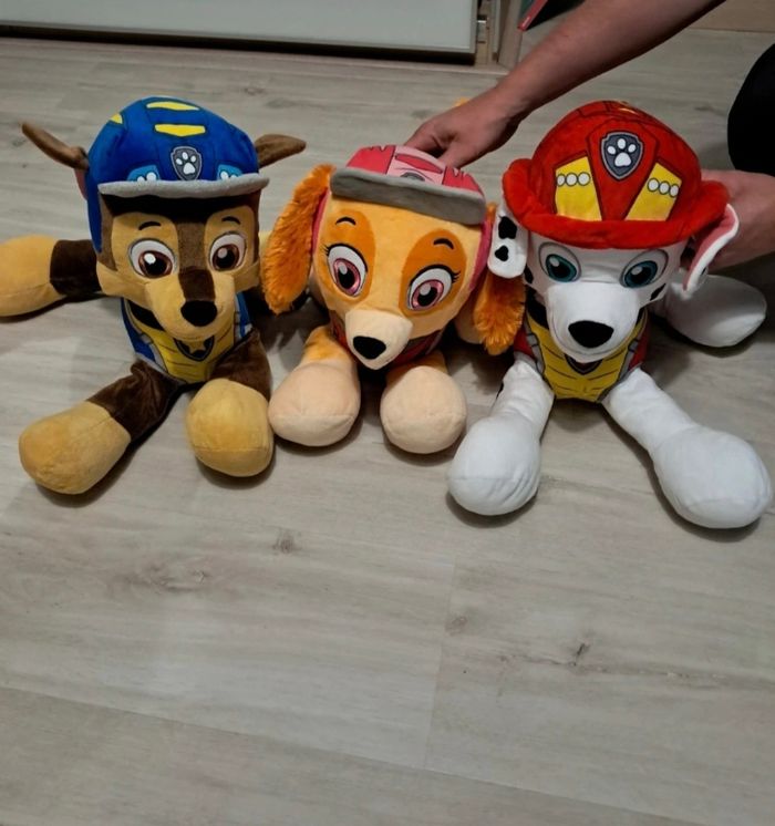 Lot de peluches pat patrouille paw patroll Marcus chase stella neuf neuves - photo numéro 2