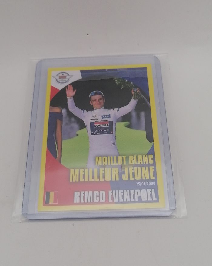 Panini sticker Tour de France 2024 n° T25 Remco Evenepoel. - photo numéro 2